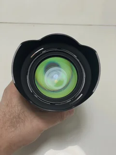 نمای روبروی لنز نیکون 24-120mm f/4G ED VR و نمایش عدسی جلویی
