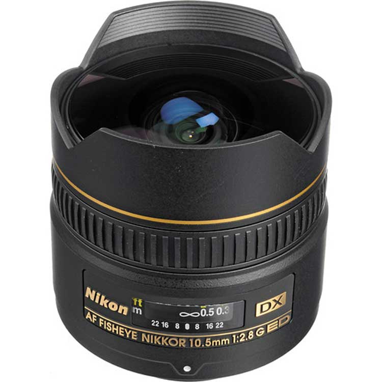 لنز واید Fisheye نیکون 10.5mm با عنصر ED – عکس مرتبط با بررسی کیفیت تصویر و کاهش اعوجاج رنگی در ارزیابی اپتیکی محصول