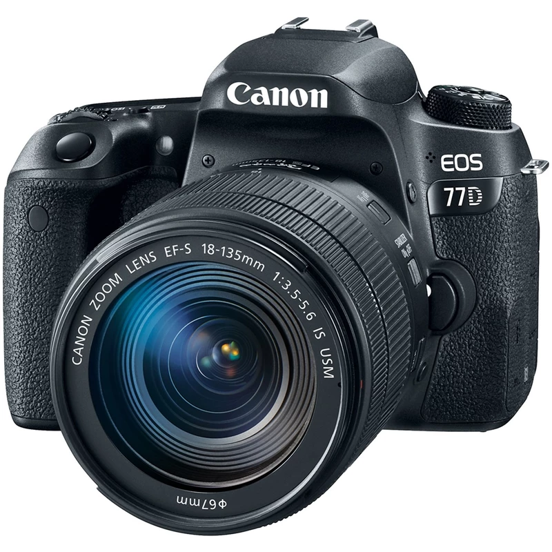 دوربین Canon EOS 77D با لنز EF-S 18-135mm IS USM؛ ترکیب حرفه‌ای برای عکاسی و فیلم‌برداری با دامنه زوم گسترده