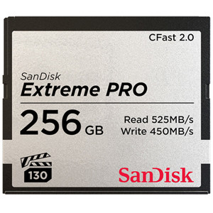SanDisk Extreme PRO 256GB CFast 2.0 Memory Card