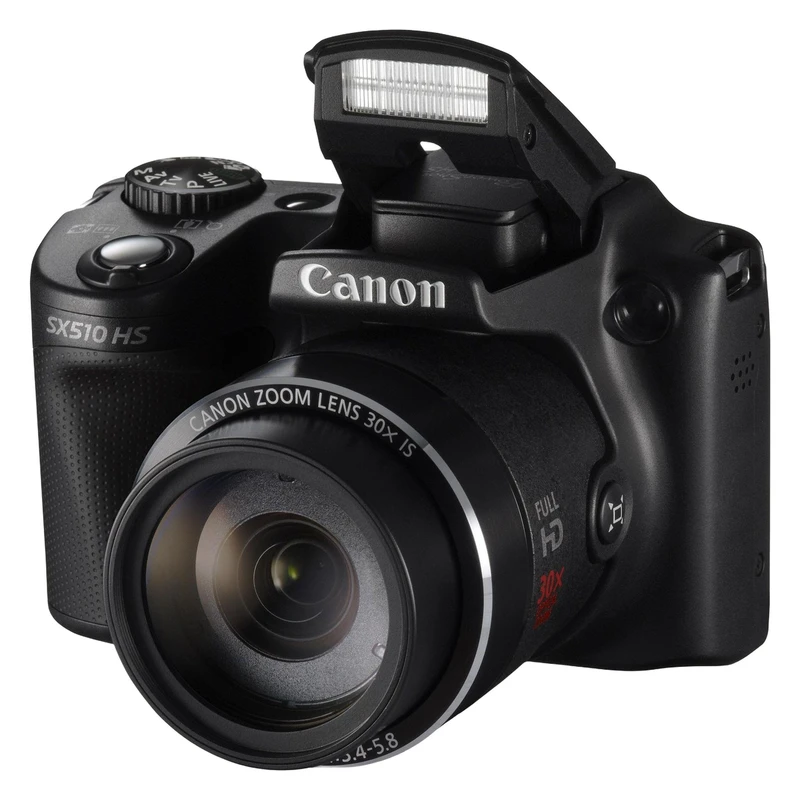 دوربین سوپرزوم canon sx510 hs از نمای نزدیک برای نقد و بررسی فنی