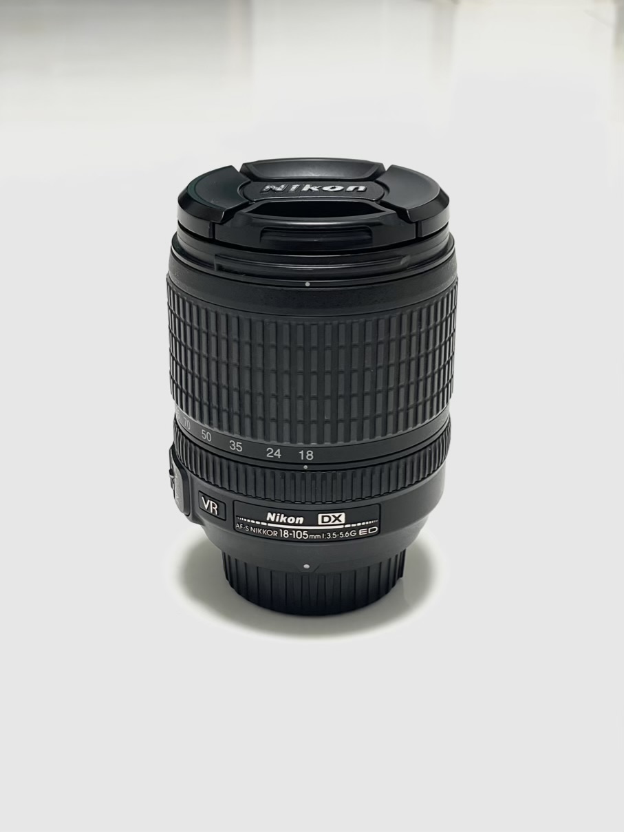 لنز Nikon 18-105mm f/3.5-5.6G VR (کارکرده، بسیارتمیز)