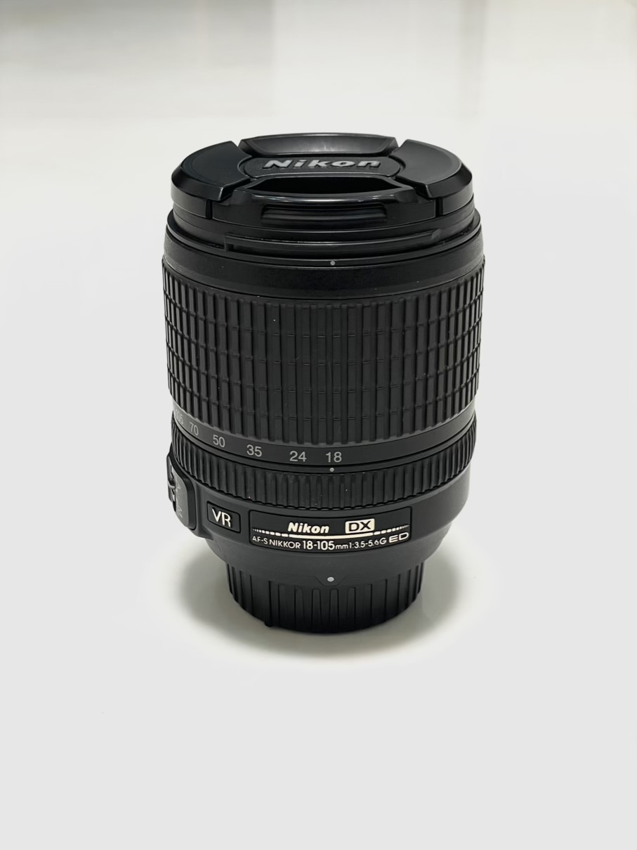 لنز Nikon 18-105mm f/3.5-5.6G VR (کارکرده، بسیارتمیز)