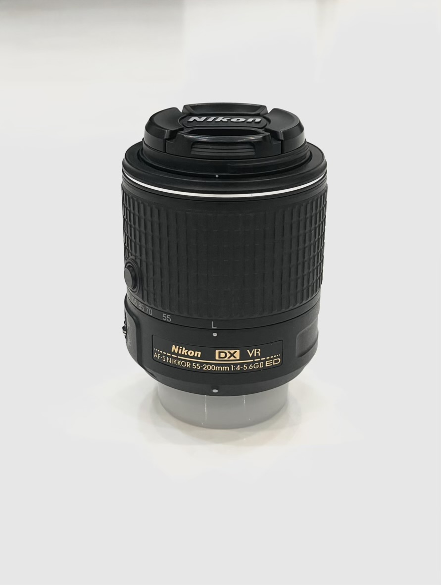 لنز مدل AF-S DX NIKKOR 55-200mm f/4-5.6G ED VR II (دست دوم، مشابه آکبند)