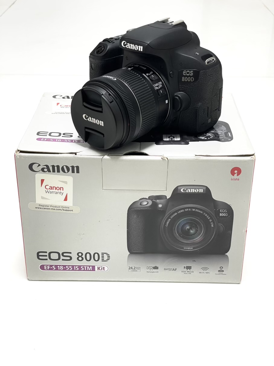 دوربین Canon 800D با لنز 18-55 IS STM (استوک، در حد نو)