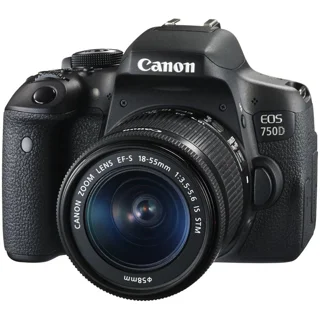 عکس دوربین canon 750d با لنز 18-55 شرکت کانن