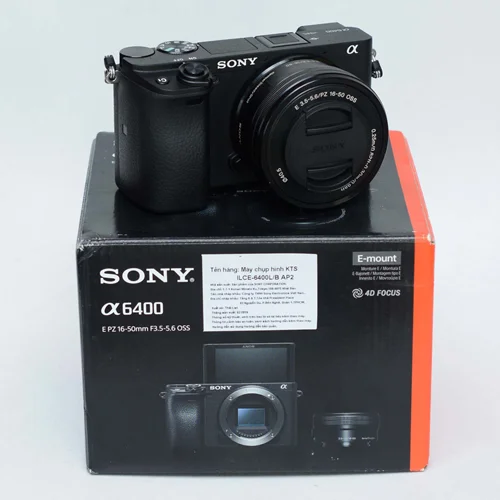 دوربین سونی آلفا a6400 با لنز ۱۶-۵۰ (استوک، درحدنو)